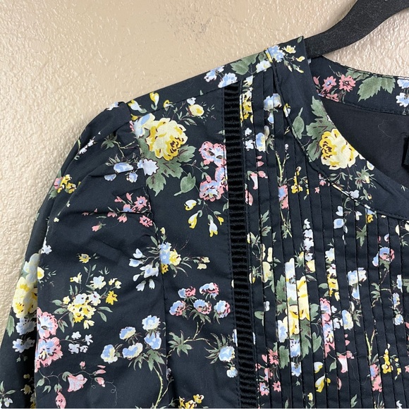 NWT English Factory pintuck floral cotton mini dress - Picture 7 of 11